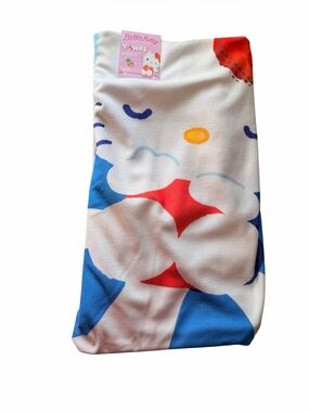 NWT Hello Kitty Bath Towel- White, Blue & Red